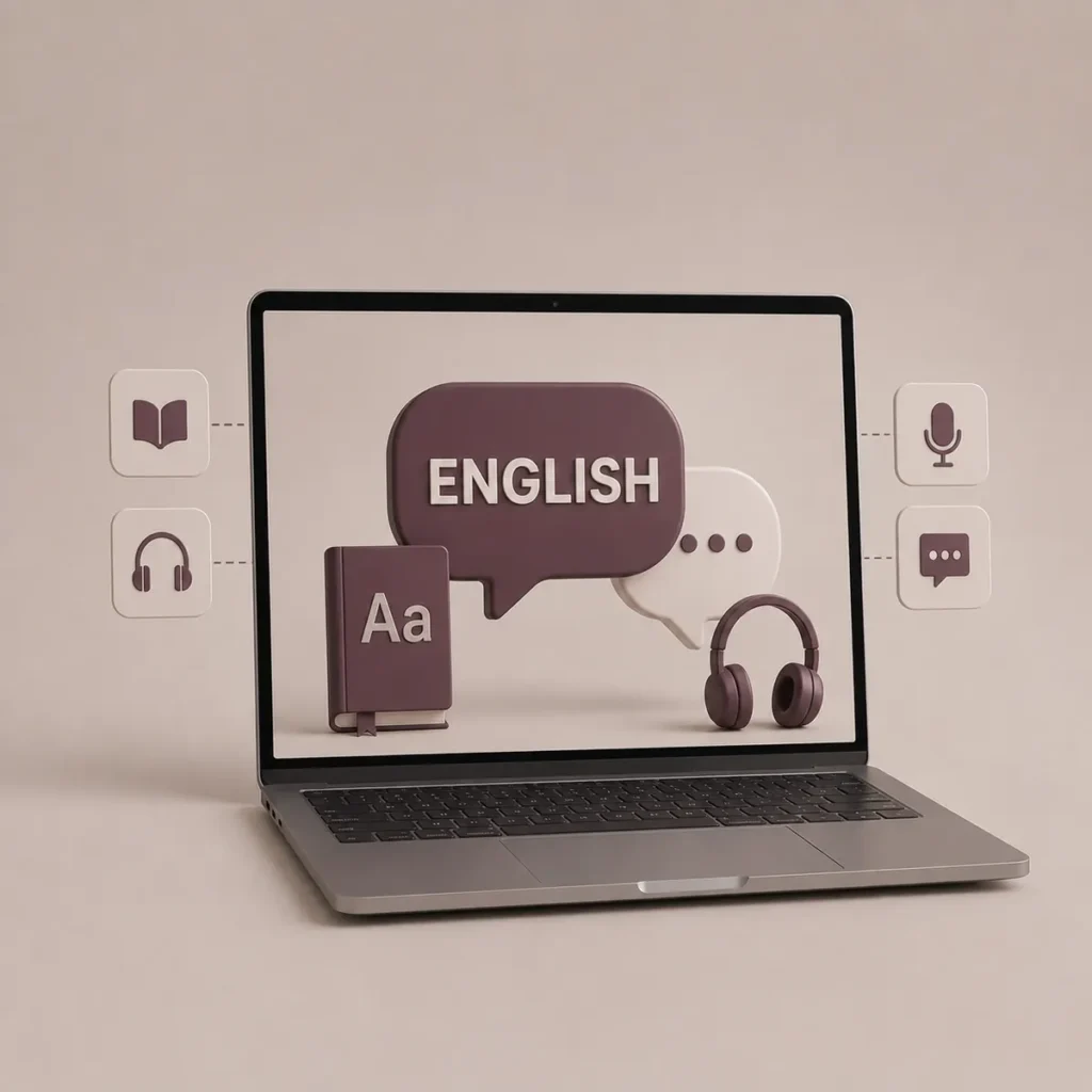 كورس اللغة الإنجليزية — أكاديمية كيوم